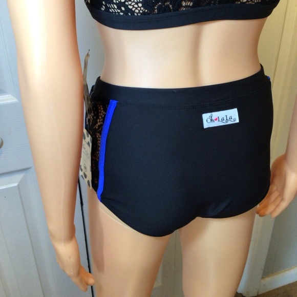 Oh La La Dancewear Womens Next Level Blue Bra Top & Brief Dance Set Size AM - Picture 7 of 16